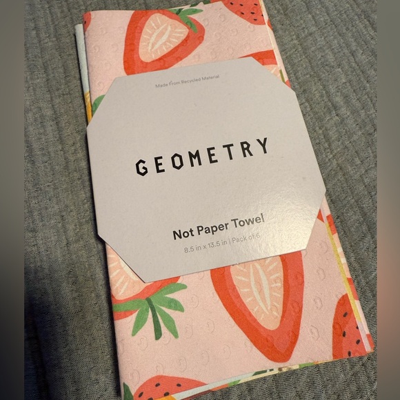 Geometry Not Paper Towel- set of 6 - Picture 2 of 3